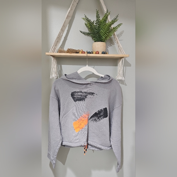 Suzy D London Tops - Suzy D London Oversized Cropped Hoodie